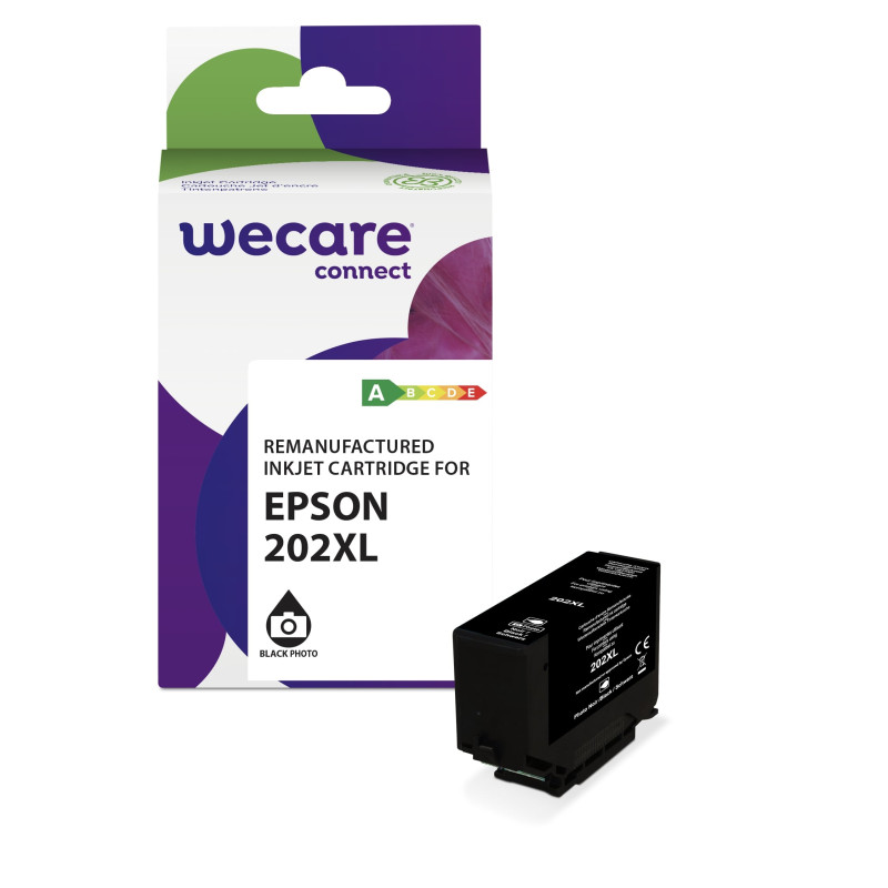 WECARE ARMOR ink kompatibilný s EPSON C13T02H140,foto čierna/photo b