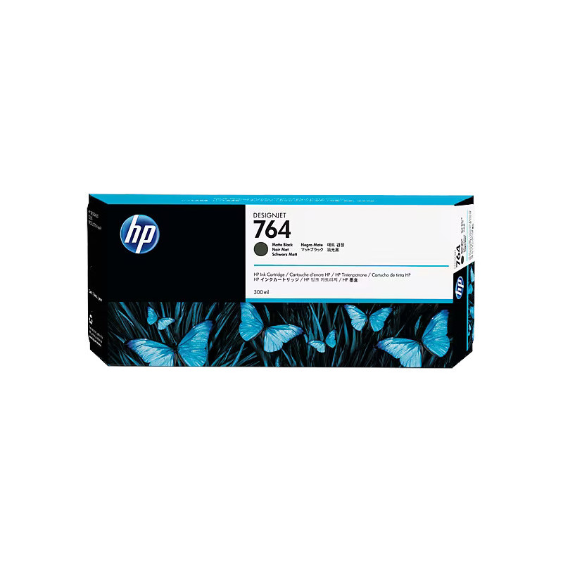 HP 764 ink. náplň Matte Black, C1Q16A