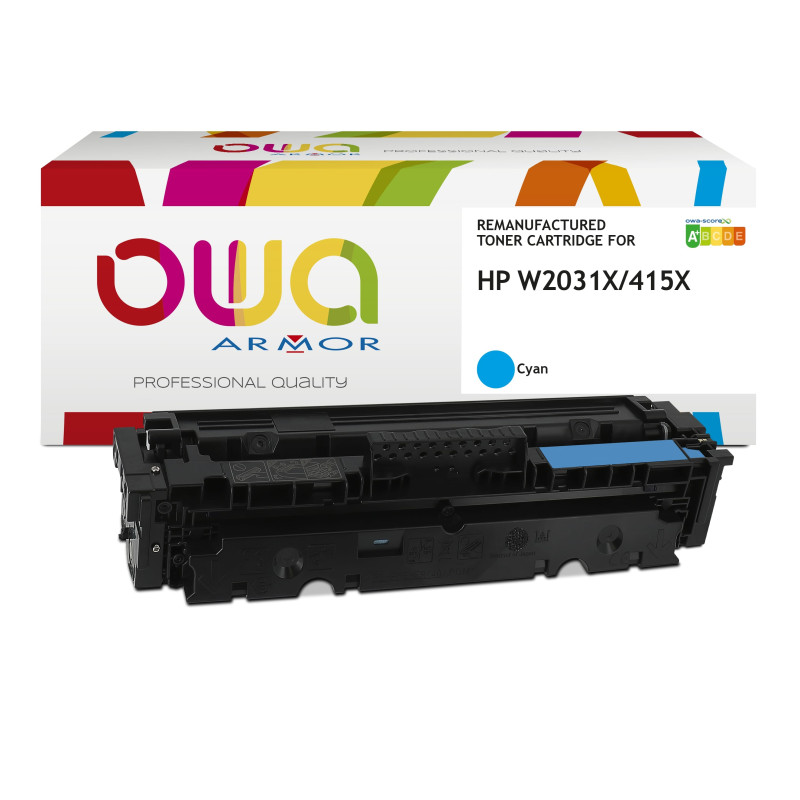 OWA Armor toner kompatibilný s HP W2031X, 415X, 6000st, modrá/cyan, level managment