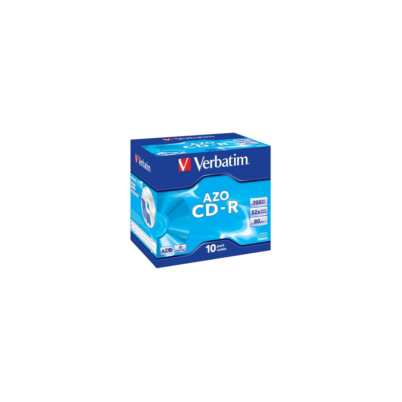 VERBATIM CD-R(10-Pack)Jewel/Crystal/52x/700MB