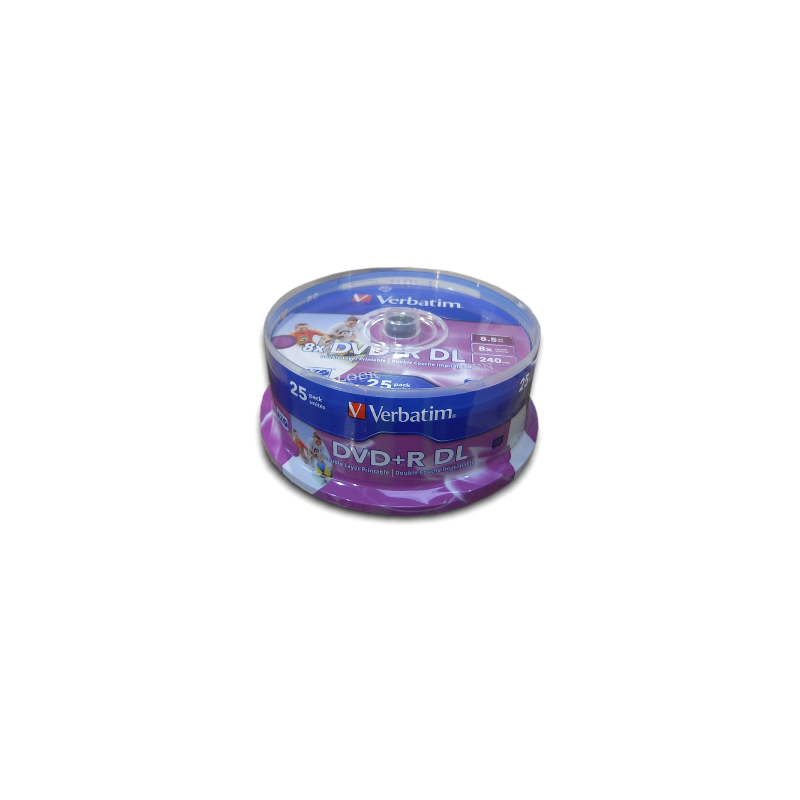 VERBATIM DVD+R(25-Pack)Spindl/DoubleLayer/8,5GB
