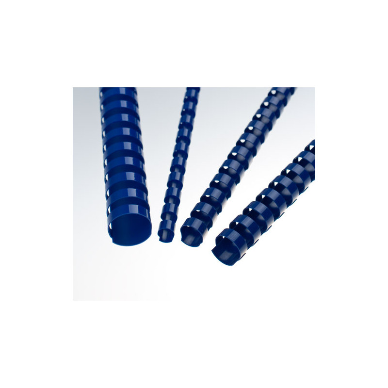 Plastové chrbty 12,5 mm, modré