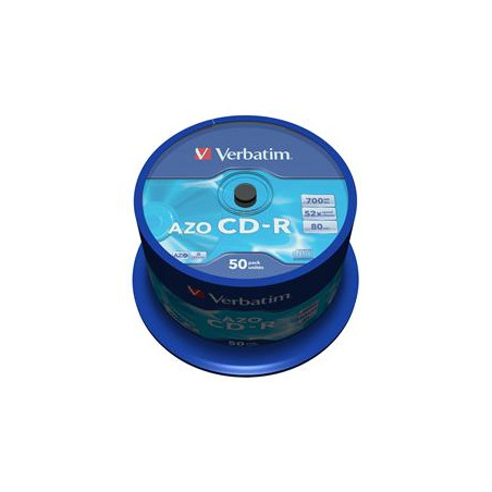 VERBATIM CD-R(50-Pack)Spindl/Crystal/DLP/52x/700MB