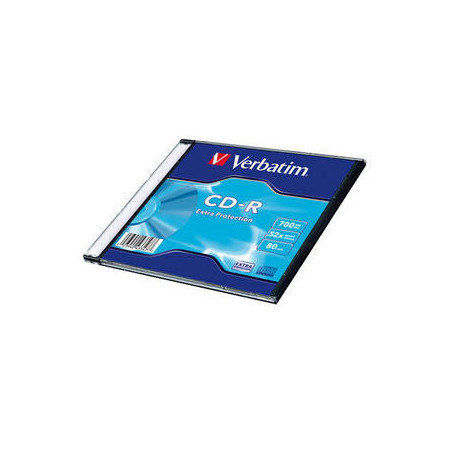 VERBATIM CD-R 700MB, 52 Extra Prot. Slim Box