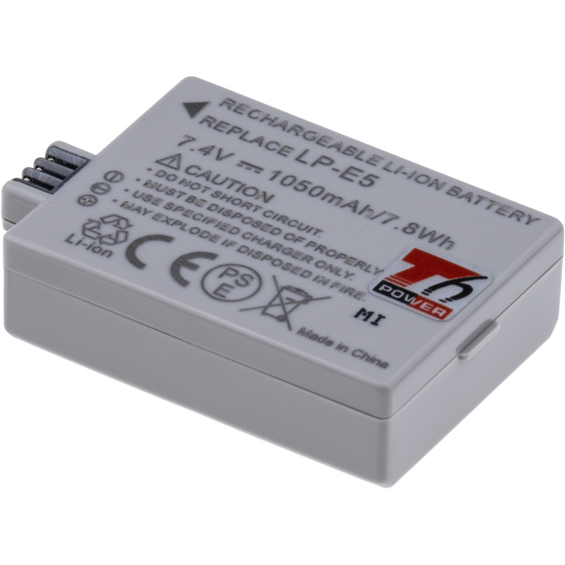 Batéria T6 power Canon LP-E5, 1050mAh, 7,8Wh