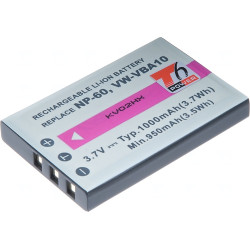 Batéria T6 Power NP-60, KLIC-5000, NP-30, LI-20B, A1812A, L1812A, L1812B, 1000mAh, 3,7Wh
