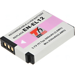 Batéria T6 Power Nikon EN-EL12, 1050mAh, 3,8Wh, čierna