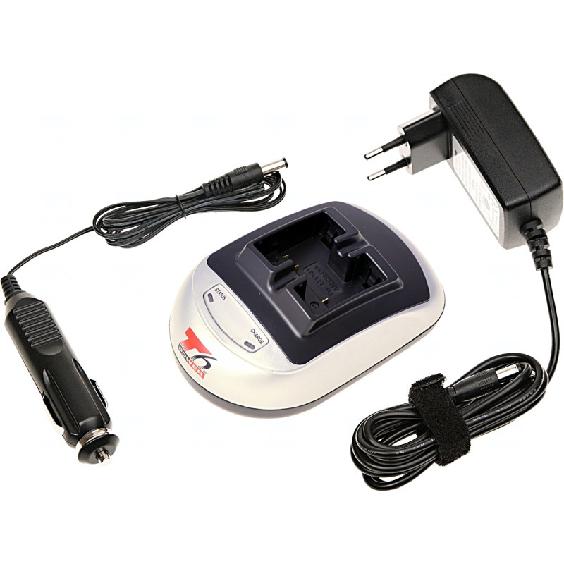 Nabíjačka T6 power GoPro AHDBT-501, 601-10197-000, AABAT-001, 230V, 12V, 1A, dual