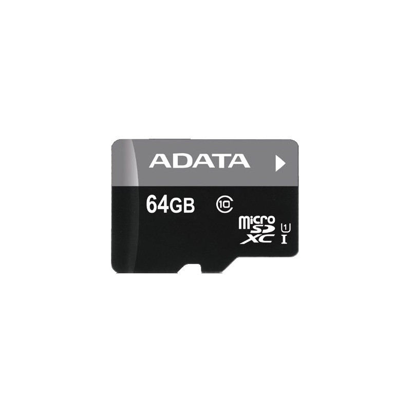 Adata/micro SD/64GB/UHS-I U1 / Class 10/+ Adaptér