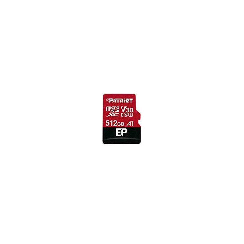 Patriot V30 A1/micro SDXC/512GB/UHS-I U3 / Class 10/+ Adaptér
