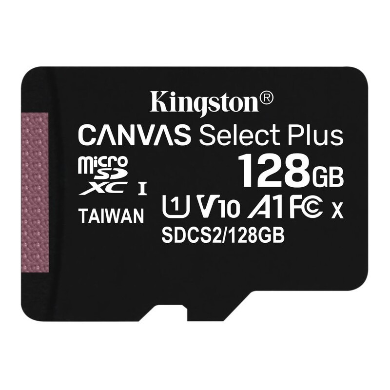 Kingston Canvas Select Plus A1/micro SDXC/128GB/UHS-I U1 / Class 10