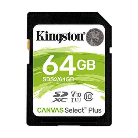 Kingston Canvas Select Plus U1/SDXC/64GB/UHS-I U1 / Class 10