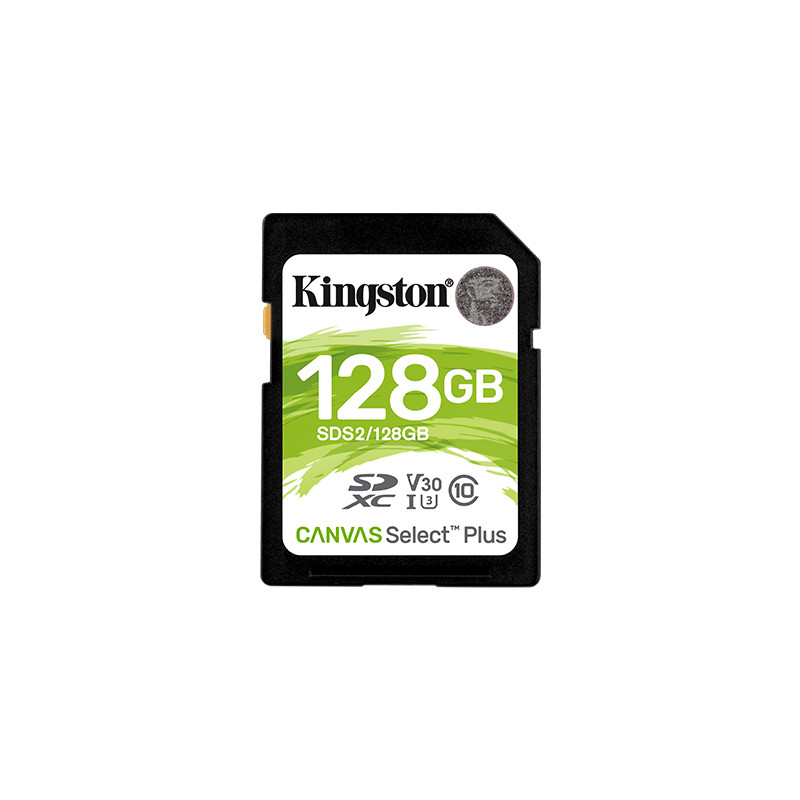 Kingston Canvas Select Plus U3/SDXC/128GB/UHS-I U3 / Class 10