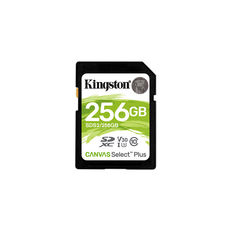 Kingston Canvas Select Plus U3/SDXC/256GB/UHS-I U3/Class 10