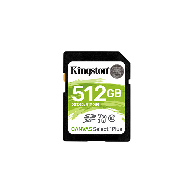Kingston Canvas Select Plus U3/SDXC/512GB/UHS-I U3/Class 10