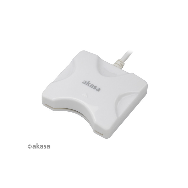 AKASA externá čítačka Smart kariet - biela