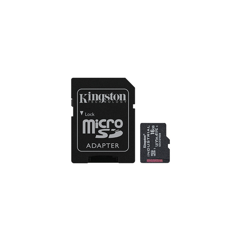 Kingston Industrial/micro SDHC/16GB/UHS-I U3 / Class 10/+ Adaptér