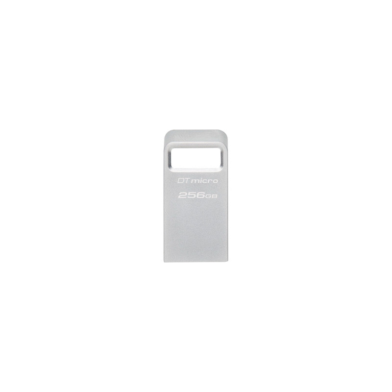 Kingston DataTraveler Micro/256GB/USB 3.2/USB-A/Strieborná