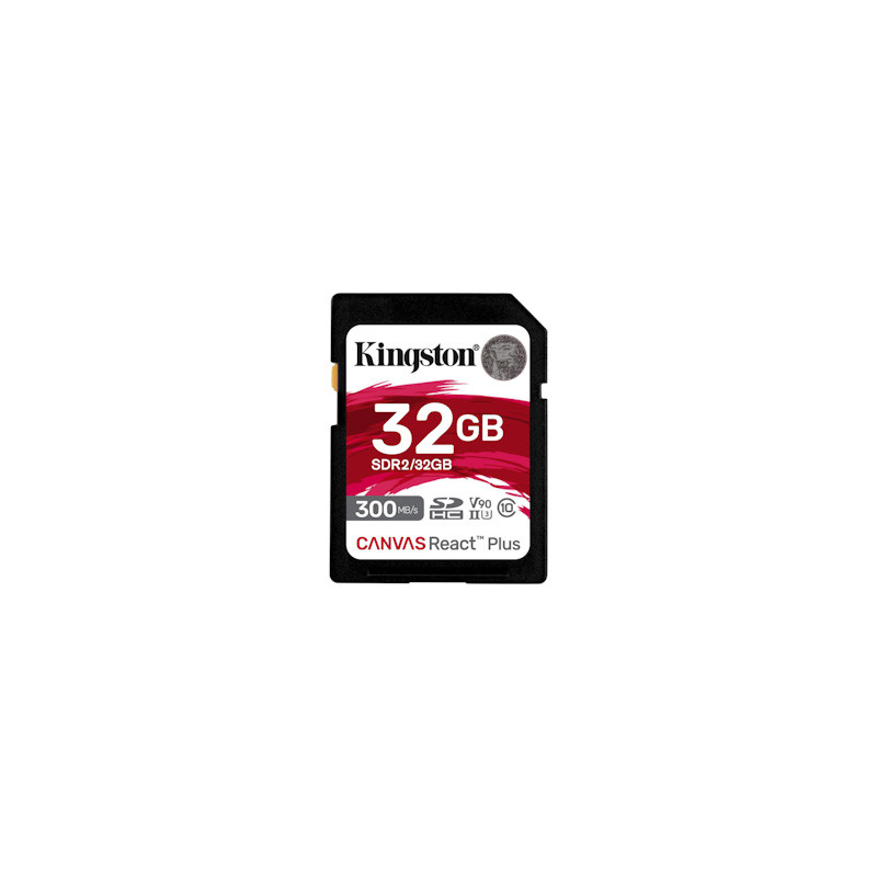 Kingston Canvas React Plus/SDXC/32GB/UHS-II U3/Class 10