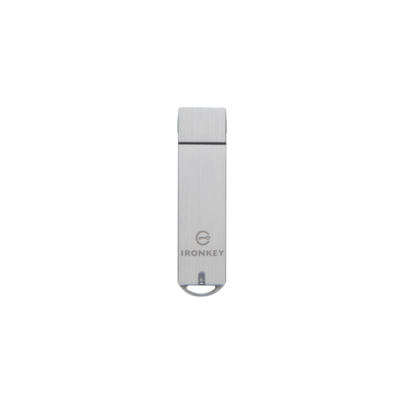 Kingston IronKey S1000 Encrypted/8GB/USB 3.0/USB-A/Strieborná