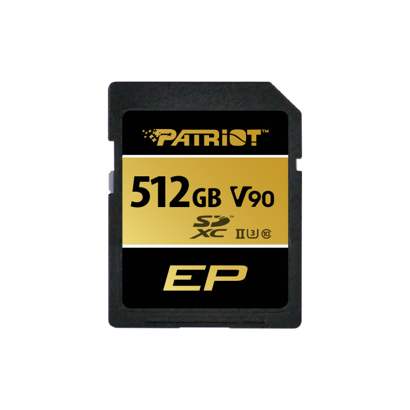 Patriot V90/SDXC/512GB/UHS-II U3/Class 10/+ Adaptér