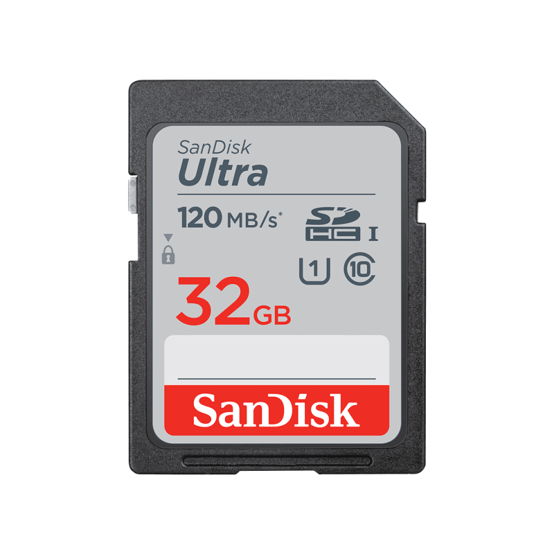 SanDisk Ultra/SDHC/32GB/UHS-I U1 / Class 10/Čierna