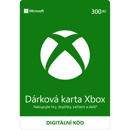 ESD XBOX - Dárková karta Xbox 300 Kč