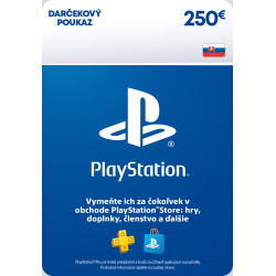 ESD SK - PS Store el. peňaženka - 250 EUR