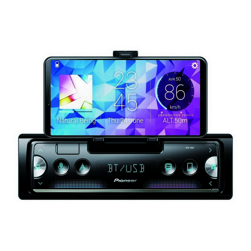 Pioneer SPH-10BT autorádio s USB a držiakom telefónu