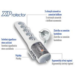 Rozvodný panel ACAR XProtector/3m 5x220V biely