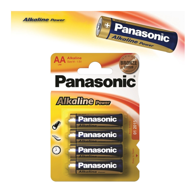 Alkalická batéria AA Panasonic Alkaline Power 4ks