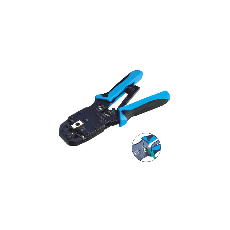 DATACOM PROFI BLUE II 4P+6P+8P BL račňa (RJ45,12,11,10)