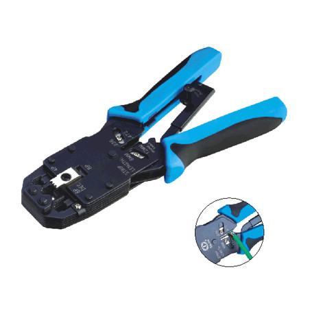 DATACOM PROFI BLUE II 4P+6P+8P BL račňa (RJ45,12,11,10)