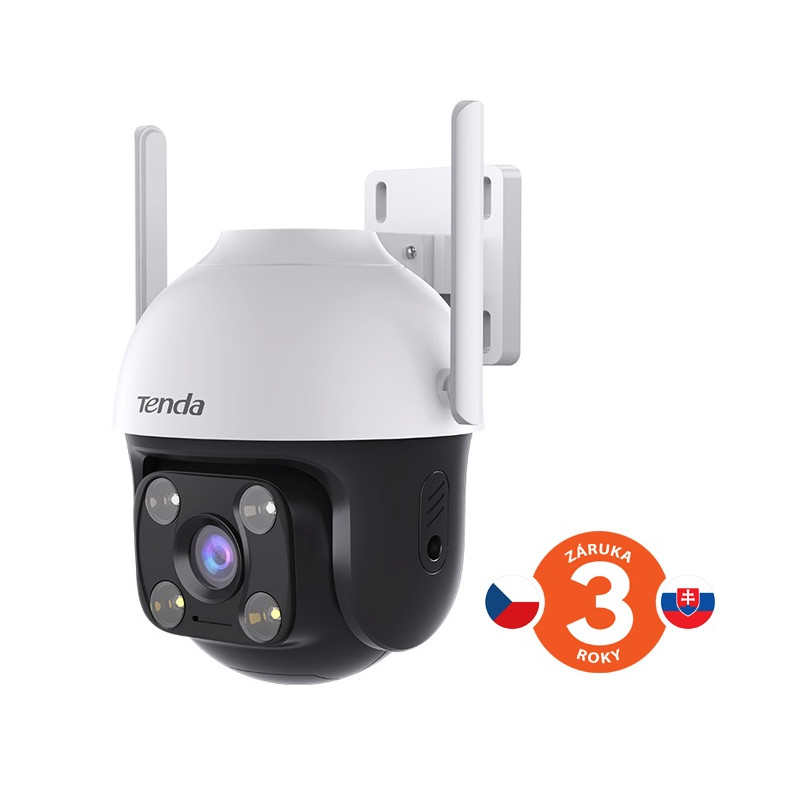 Tenda CH7-WCA - Vonkajšia otočná IP65 Wi-Fi 4MPx kamera, nočná LED, audio, detekcia pohybu, CZ app