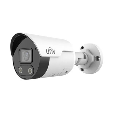 Uniview IPC2122LE-ADF40KMC-DL, 2Mpix IP kamera, bullet, objektív 4,0mm (87,5 °), IR + biely prísvit 30m