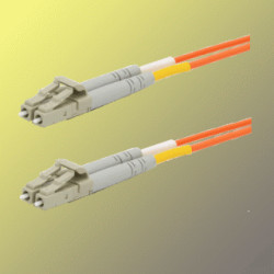 Optický patchkábel duplex LC-LC, 50/125 um MM, 2m, OM2