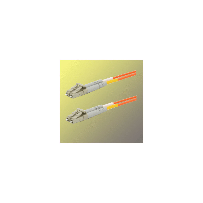 Optický patchkábel duplex LC-LC, 50/125 um MM, 2m, OM2