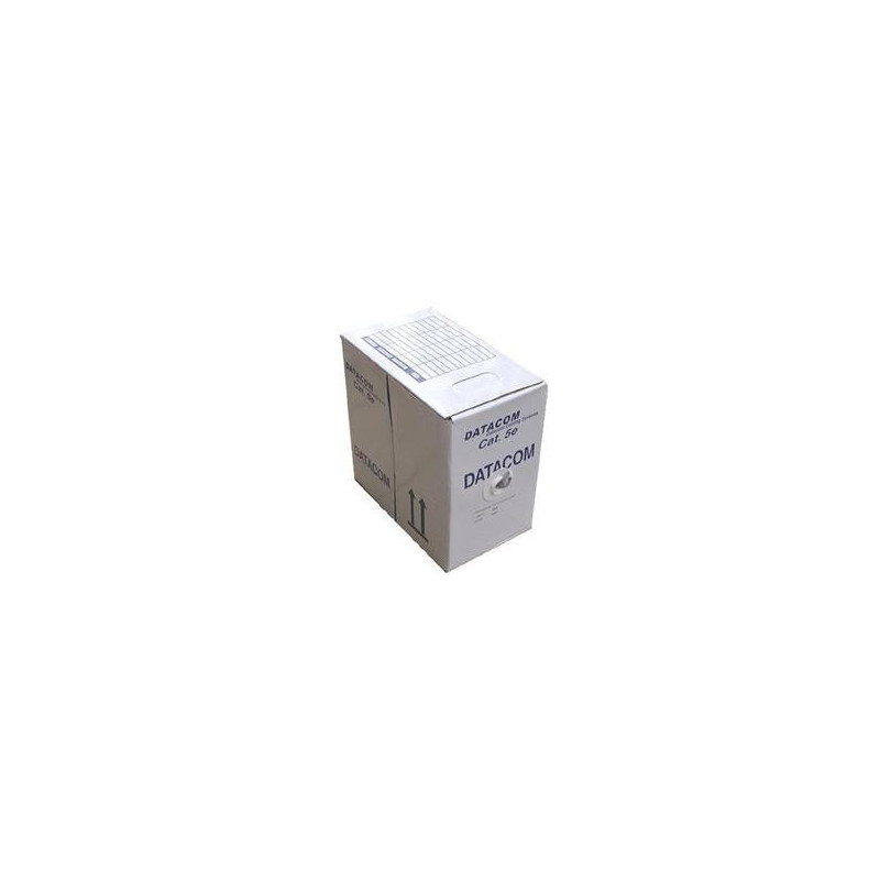 DATACOM UTP flex, Cat5e PVC, sivý, 305m, lanko