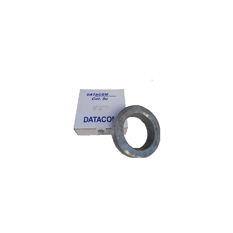 DATACOM UTP drôt cat5e bal.100m šedý