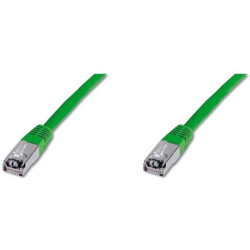 Patchkábel S/FTP, Cat6, 2xRJ45, 0,5 m zelený