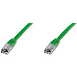 Patchkábel S/FTP, Cat6, 2xRJ45, 1m zelený