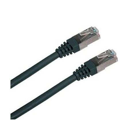 Patchkábel S/FTP, Cat.6, 2xRJ45, 1m čierny
