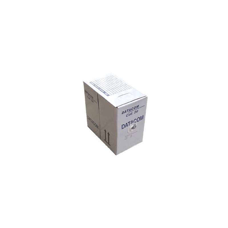 DATACOM UTP flex, Cat5e LSOH, sivý, 305m, lanko