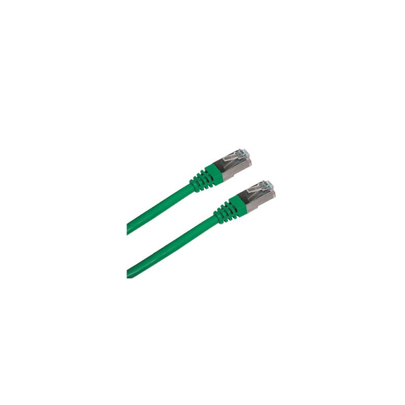 Patch cord FTP cat5e 0,5M zelený