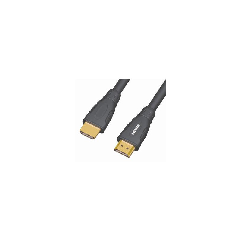 PremiumCord Kábel HDMI A - HDMI A M/M 15m,zlac.kon