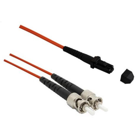 Optický patchkábel duplex MTRJ-ST 50/125 um MM, 2m, OM2