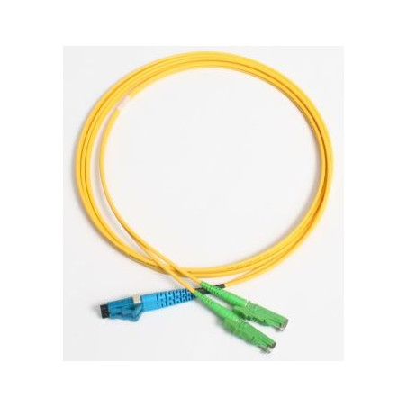 Patchcord FO duplex E2000/APC-LC 9/125um SM 1m, OS2