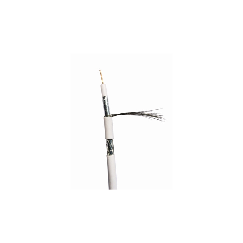 Koaxiálny kábel RG-6 75ohm 100 m (6,5mm/1,0mm)