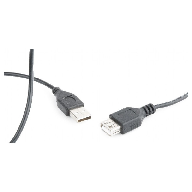 Gembird USB 2.0 extension cable, 0.75 m, black