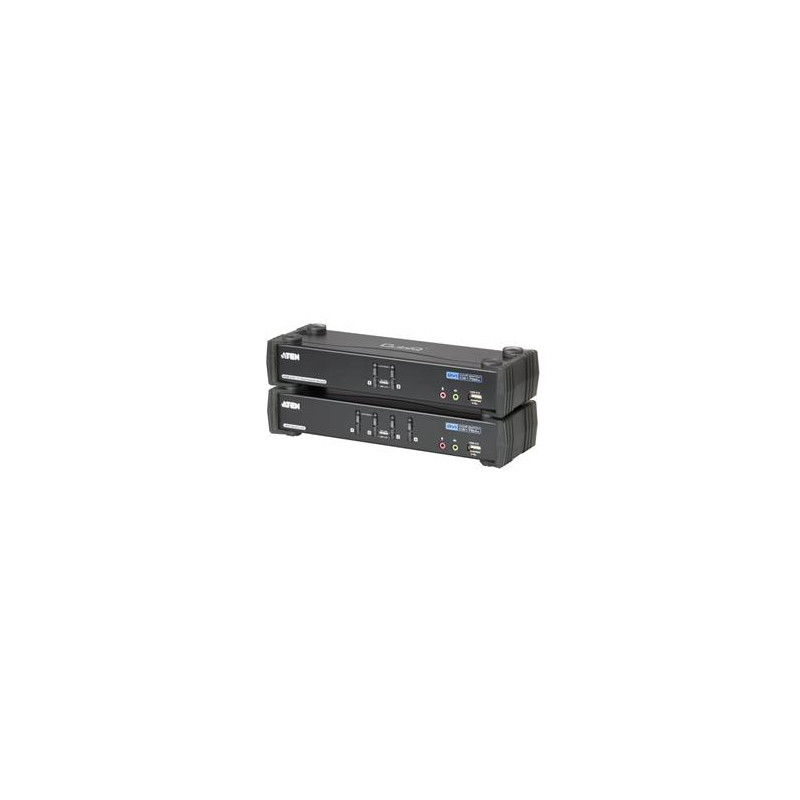 Aten 4-port DVI KVMP USB, USB hub, audio 7.1, káble